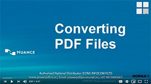 Converting PDF Files